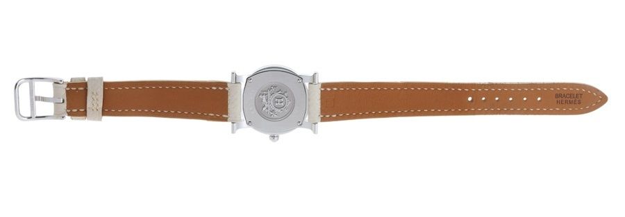 エルメス / HERMES　Hウォッチ ロンド　HR1.210　ホワイト　クオーツ 【中古】 HERMES - エルメス / HERMES Hウォッチ ロンド HR1.210 ホワイト