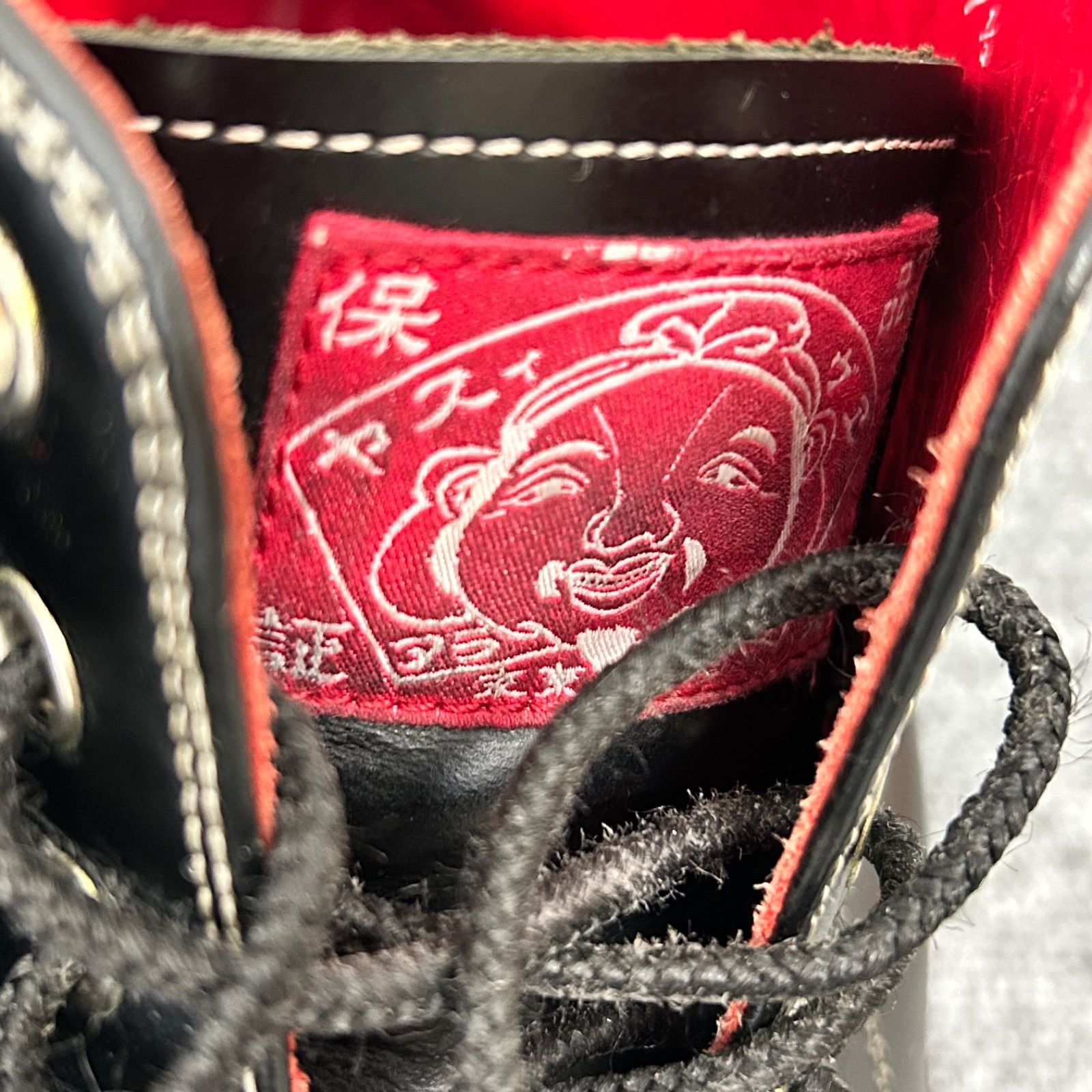 山根靴店 EVISU エヴィス Uチップブーツ ブラック 27.5 - メルカリ