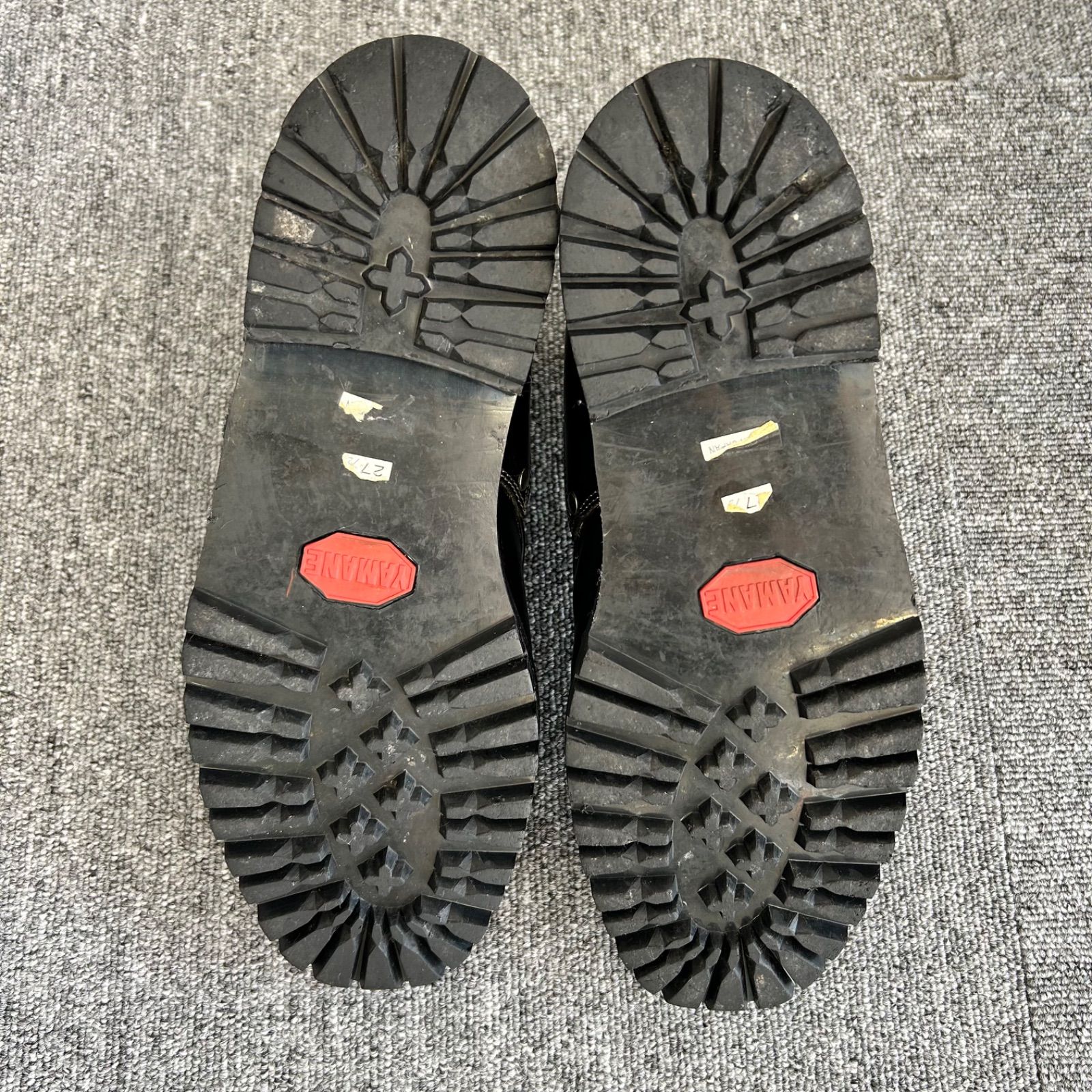 山根靴店 EVISU エヴィス Uチップブーツ ブラック 27.5 - メルカリ
