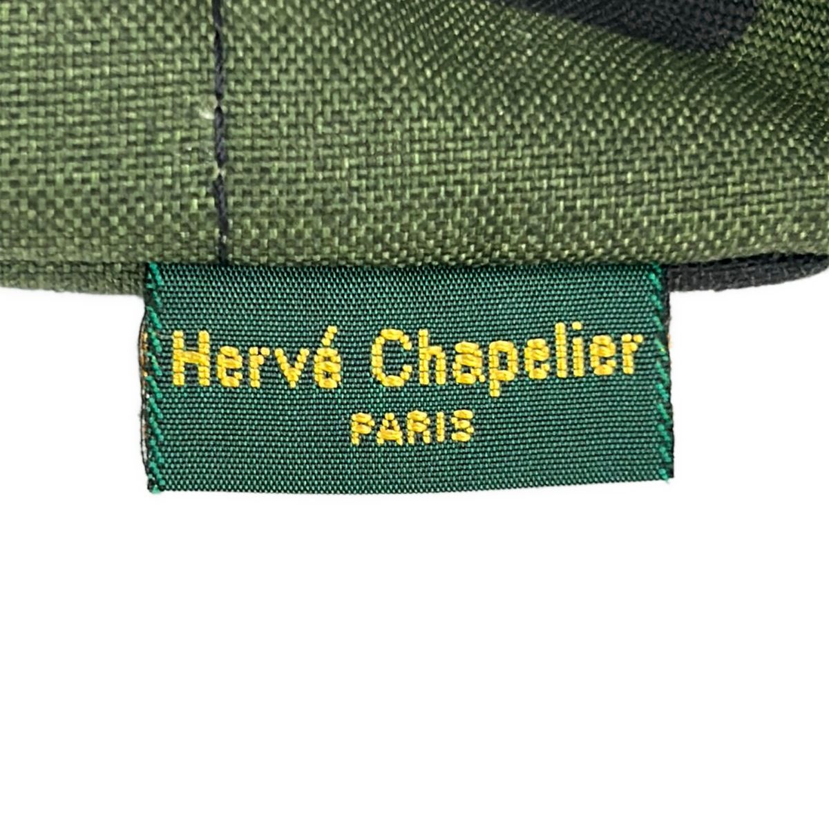 Herve Chapelier(エルベシャプリエ) ショルダーバッグ ナイロン舟型ショルダーバッグXS カーキ×黒×マルチ Nライン/迷彩柄 Herve Chapelier(エルベシャプリエ) ショルダーバッグ ナイロン舟型