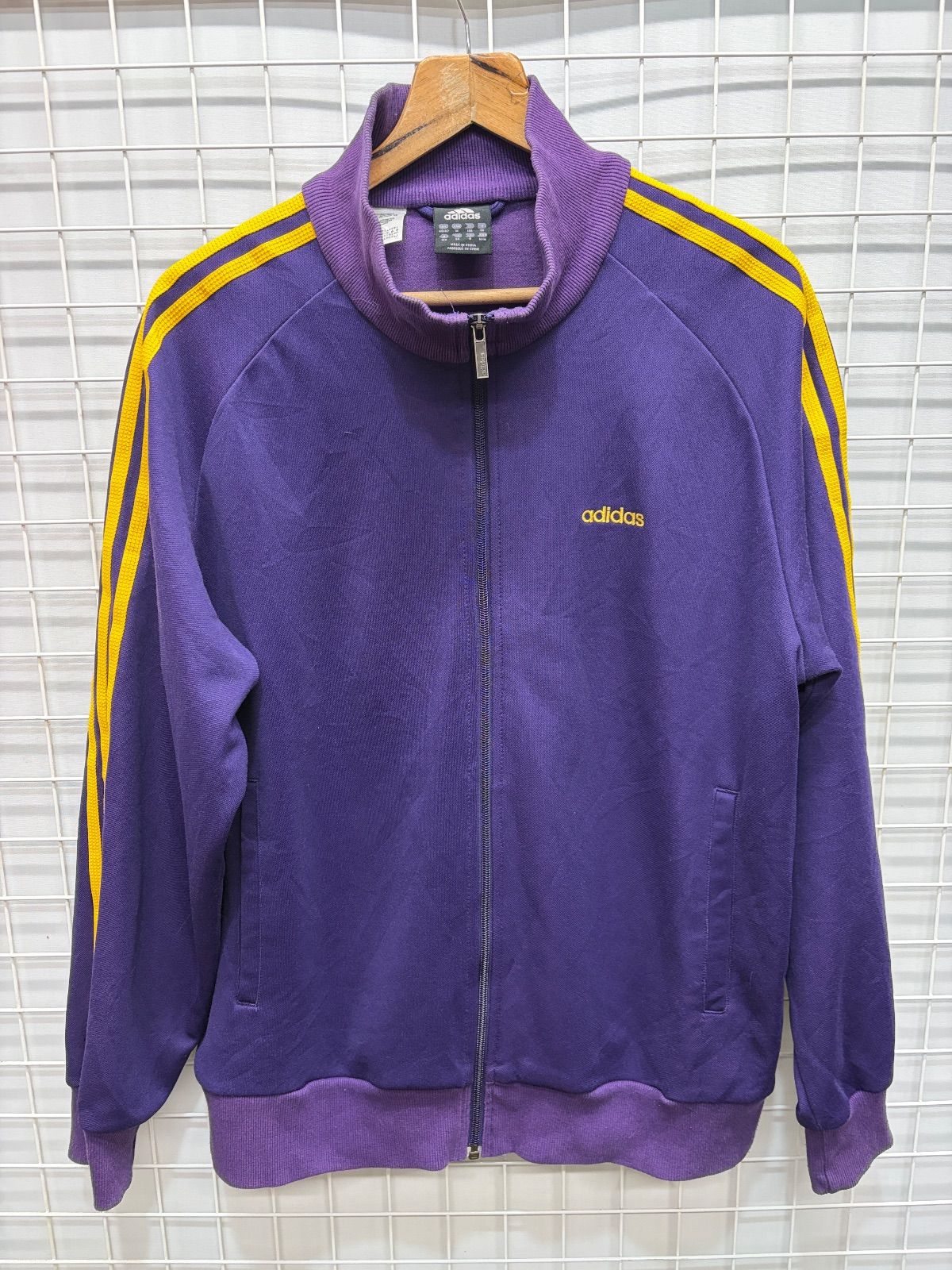 adidas］アディダス トラックジャケット パープル O 2604-023 - メルカリ