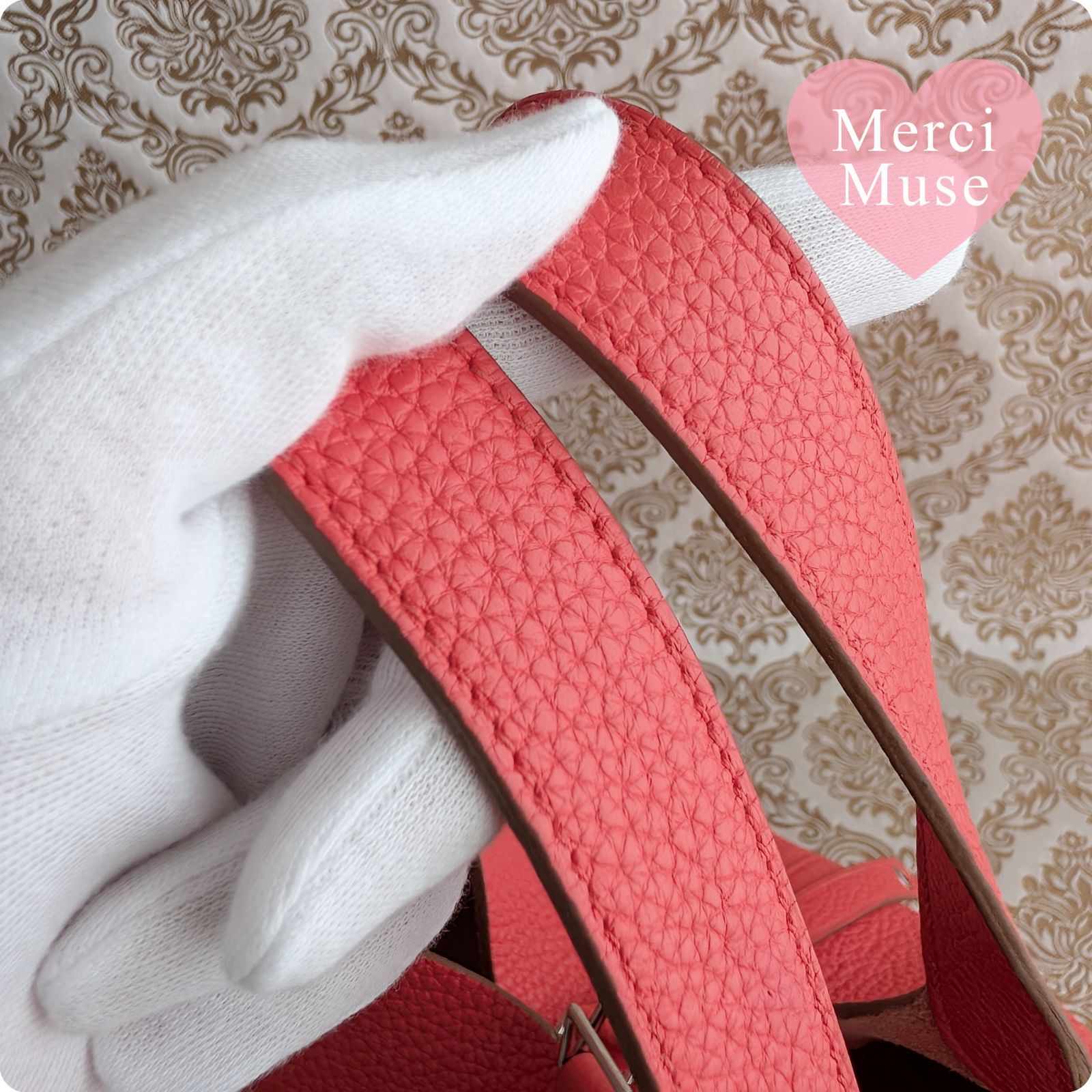 お得Hermes箱ツイリー付きピコタンロックMM ローズジャイプール 