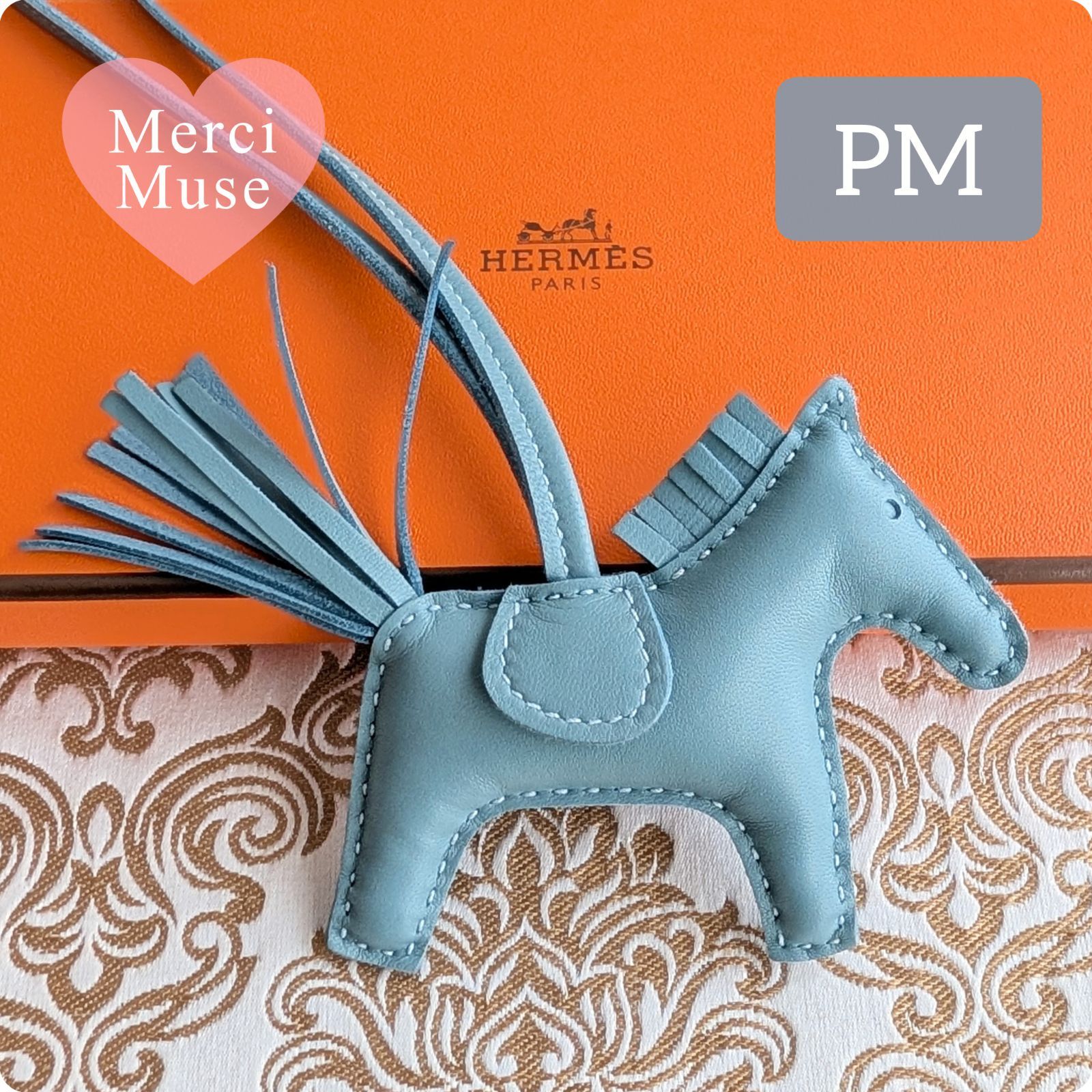 ❤未使用品❤ロデオチャームPM シエル エルメス K刻印 MerciMuse 
