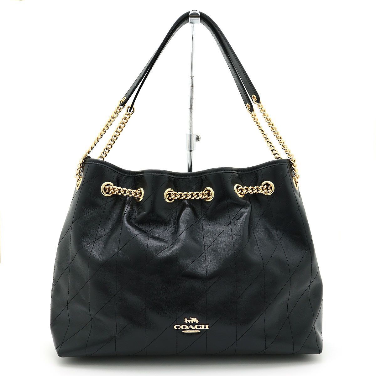 美品 】COACH コーチ ショルダーバッグ エヴリン キルティング CDR00 