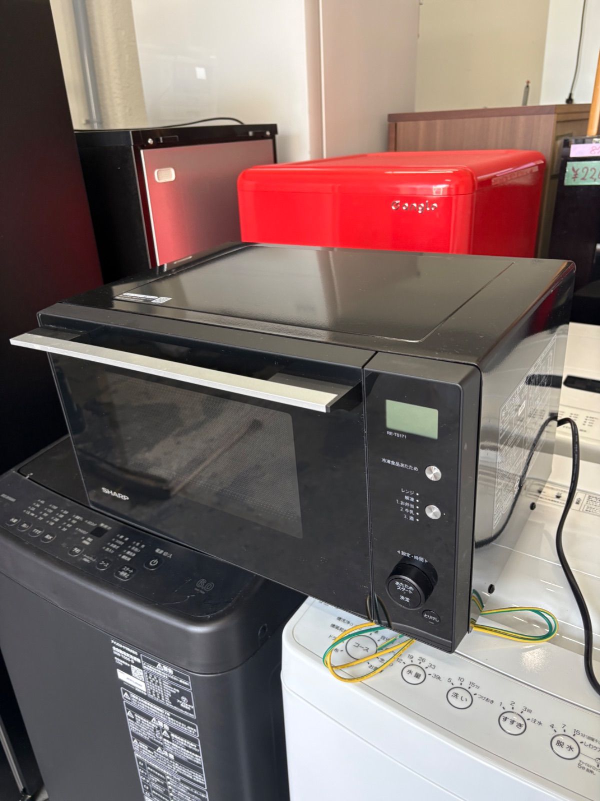 SHARP 電子レンジ 2023年製 RE-TS171-B 生活家電 711)【美品】SHARP RE-