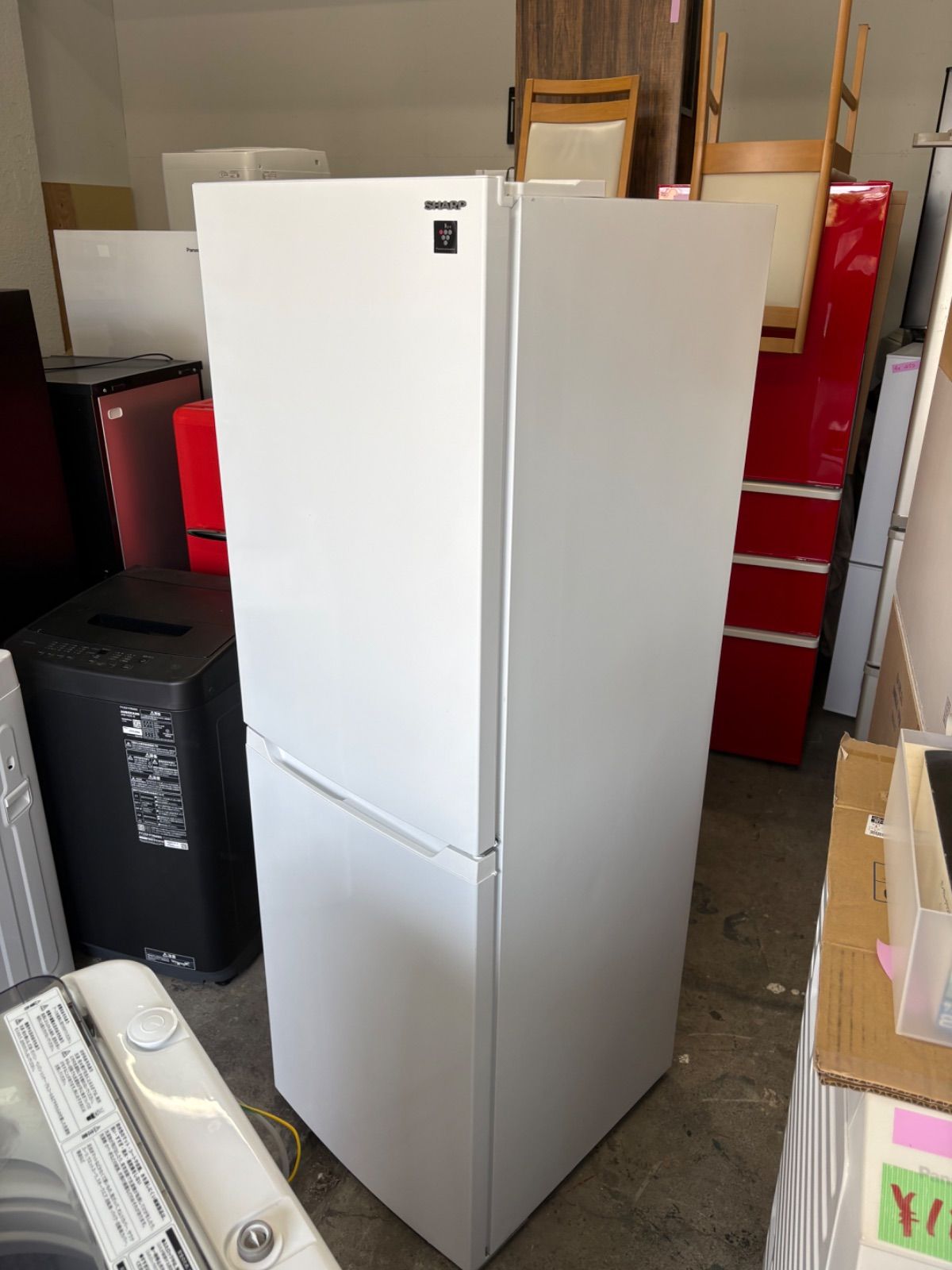 SHARP ノンフロン冷凍冷蔵庫 230L SJ-BD23K-W 2023年製 - メルカリ