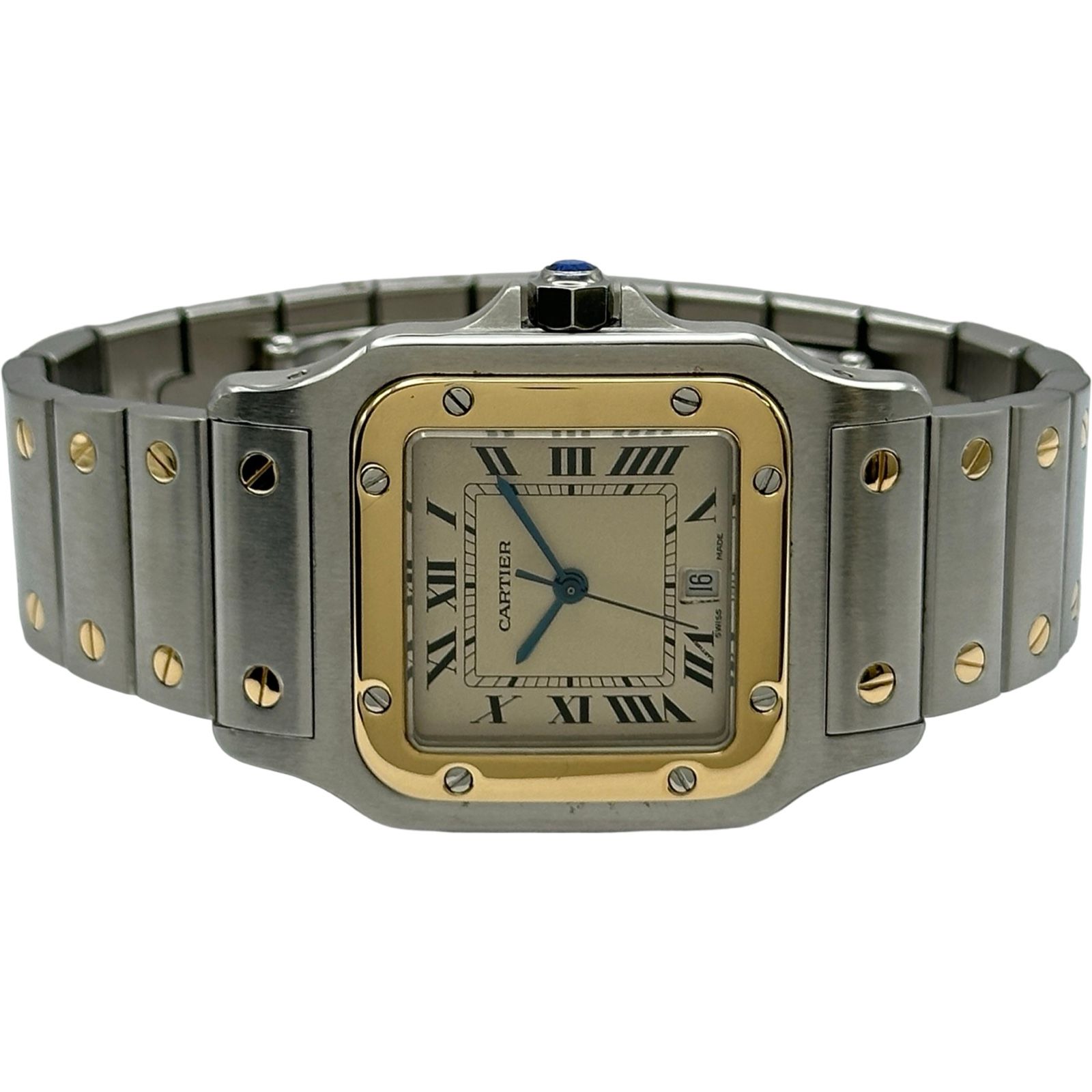 カルティエ Cartier サントスガルベLM W20011C4 ホワイト ゴールド 