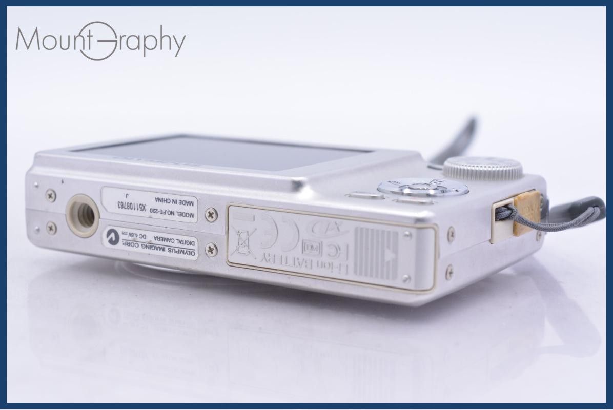 【動作保証】 オリンパス Olympus FE-220 3x バッテリー、メモリーカード付属 同梱無料 #yk7518 動作保証】 オリンパス Olympus FE-220 3x バッテリー、メモリーカード