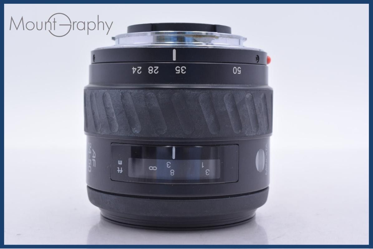 【動作保証】 ミノルタ MINOLTA AF ZOOM 24-50mm F4 前後キャップ&レンズフィルター付 同梱無料 #am5871 動作保証】 ミノルタ MINOLTA AF ZOOM 24-50mm F4 前後キャップ&レンズ