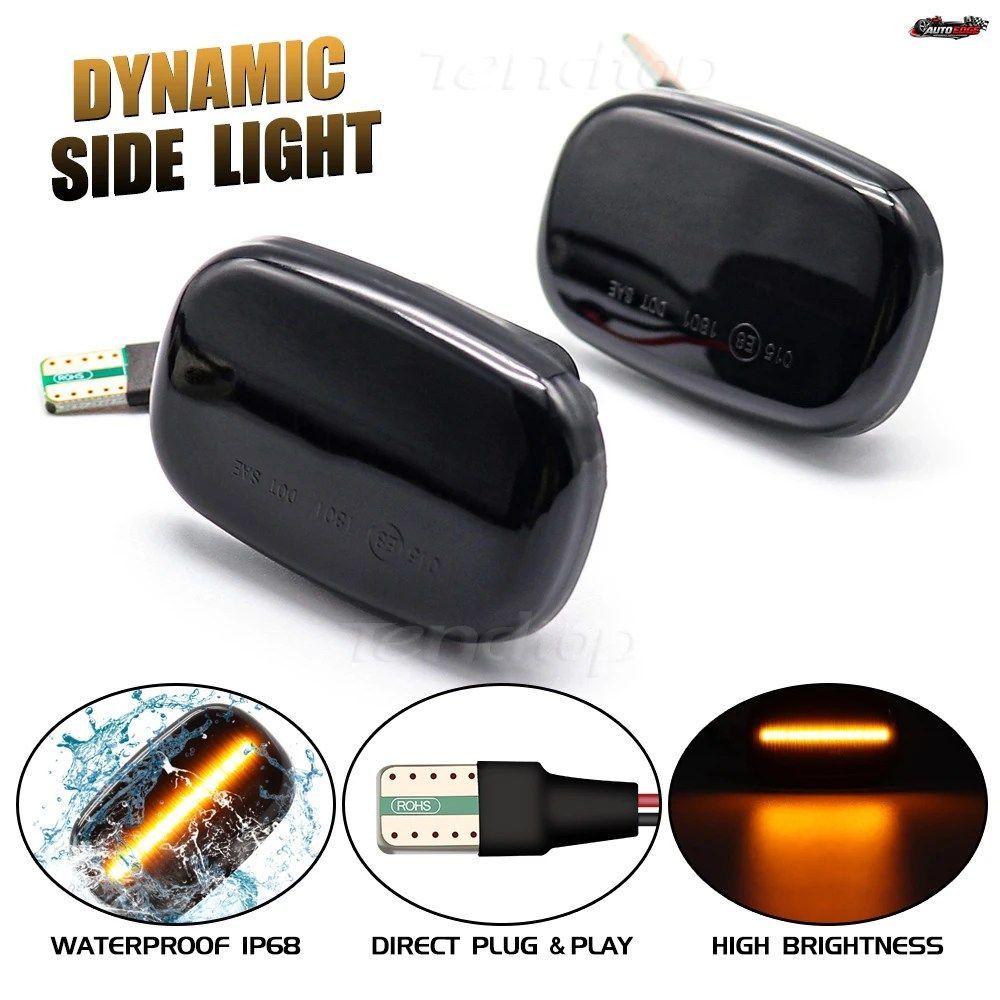 LEDダイナミックサイドマーカーライトターンシグナルランプカー