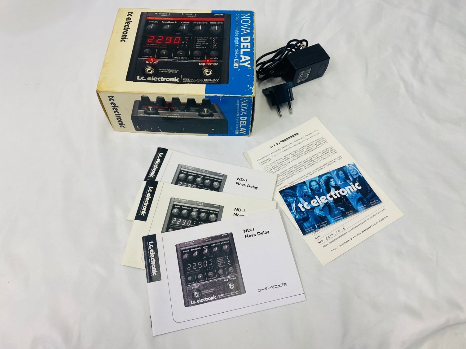 tc electronic ND-1 NOVA Delay エレキギター用 エフェクター ディレイ tc electronic ND-1 NOVA Delay エレキギター用 エフェクター ディレイ