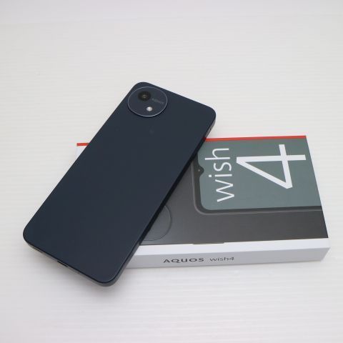 新品未使用 SIMフリー AQUOS wish4 ブラック スマホ SHARP 即日発送