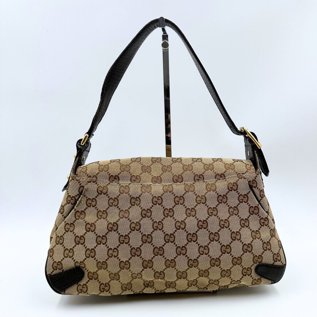 美品】Gucci GGキャンバス ホースビット ワンショルダーバッグ - メルカリ