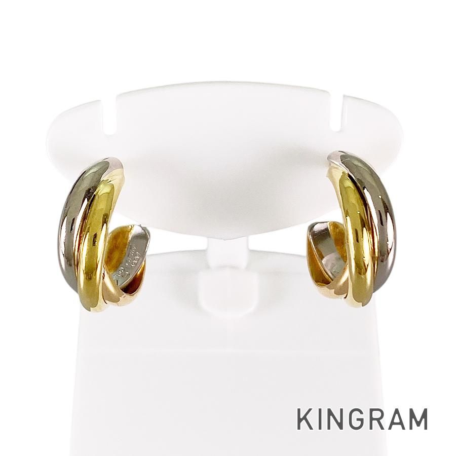 カルティエ Cartier トリニティ K18YG ピアス sst【中古】 - メルカリ