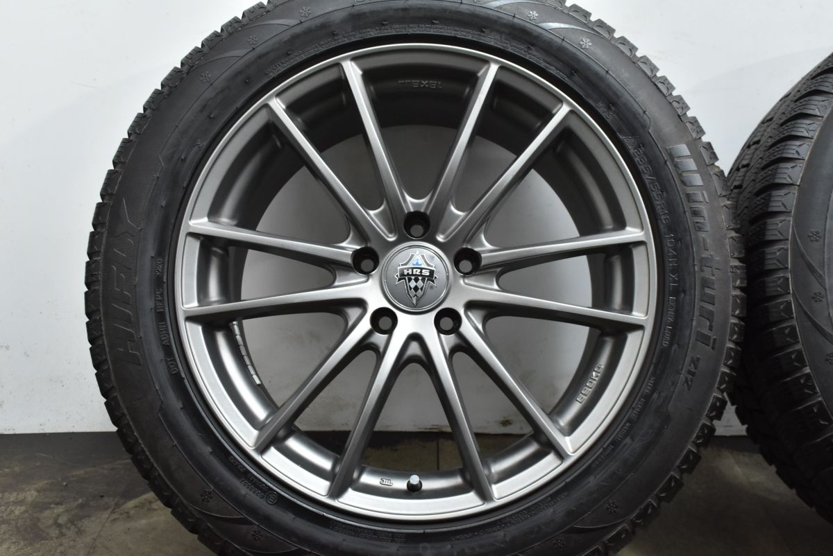 バリ溝】HRS 18in 8J +45 PCD114.3 HIFLY Win-turi 212 235/55R18 