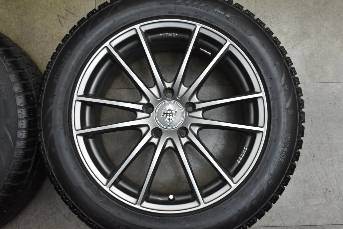 バリ溝】HRS 18in 8J +45 PCD114.3 HIFLY Win-turi 212 235/55R18 
