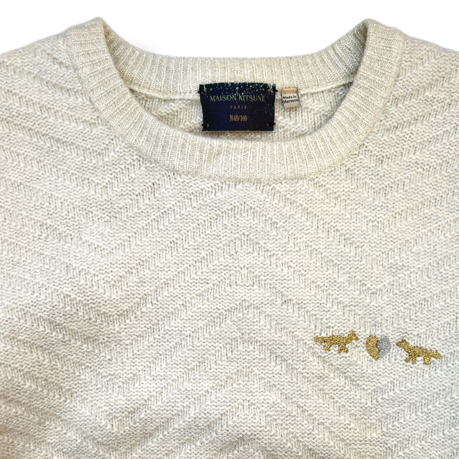 MAISON KITSUNE ZIG ZAG プルオーバー ホリデー限定 カプセル 