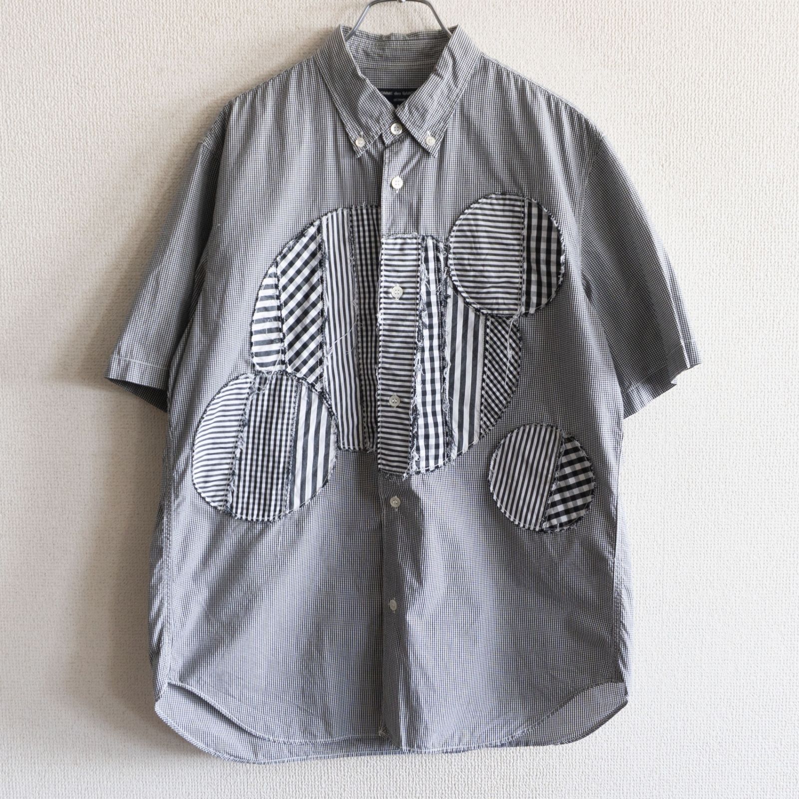 AD2015】COMME des GARCONS HOMME 【ギンガムチェック パッチワーク 