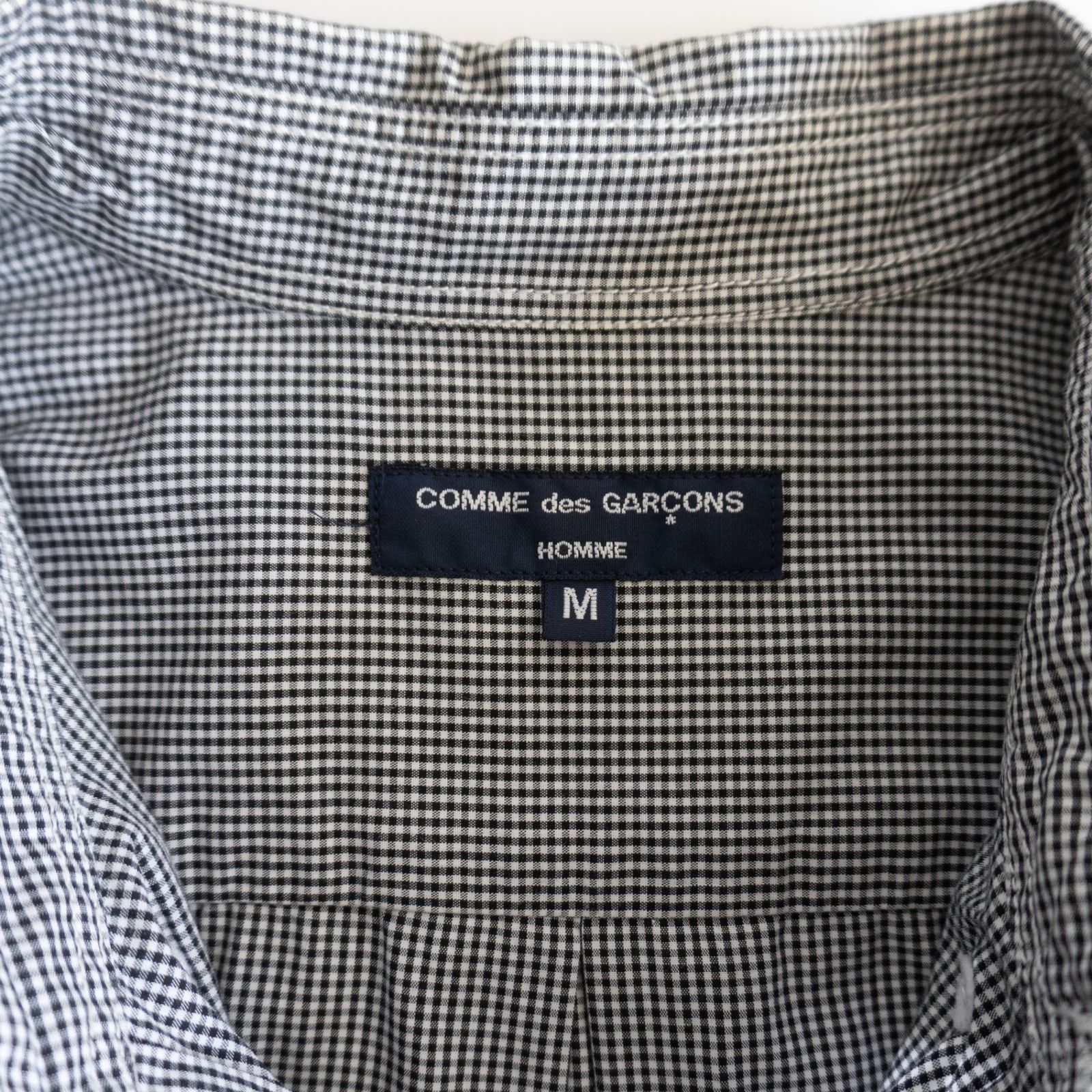 AD2015】COMME des GARCONS HOMME 【ギンガムチェック パッチワーク 