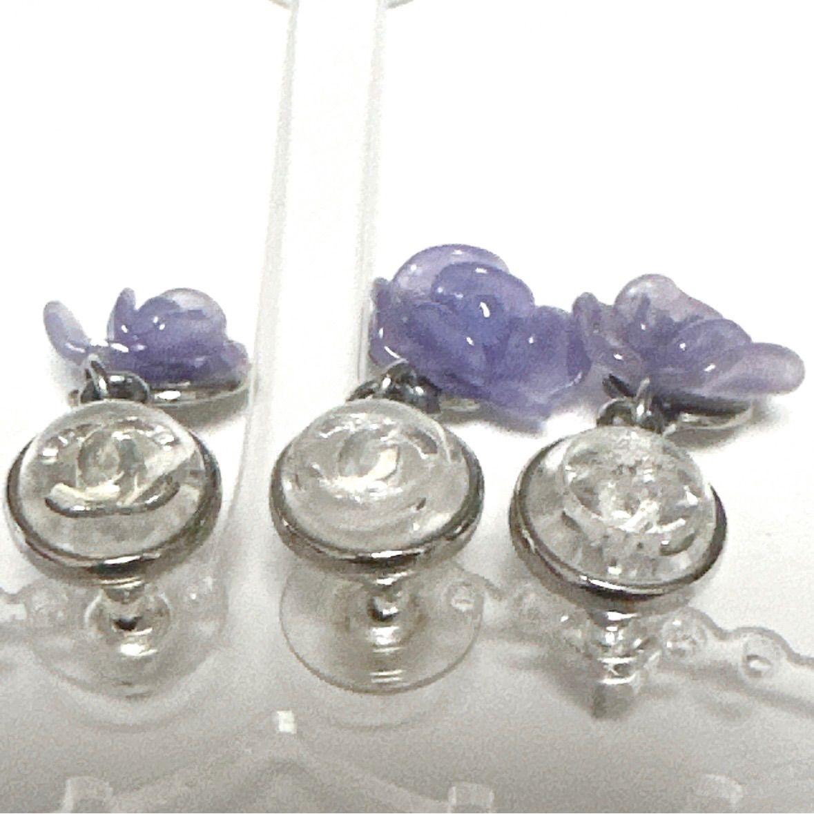 シャネル CHANEL ピアス ココマーク カメリア 花 フラワー モチーフ