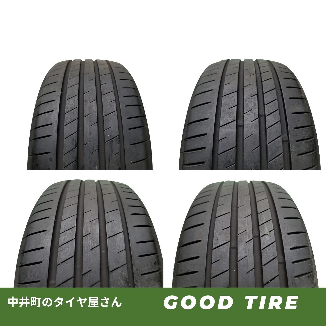 225/45R17 NEXEN NFERA SPORT 2024年製 夏用 4本セット 8分山 タイヤ 