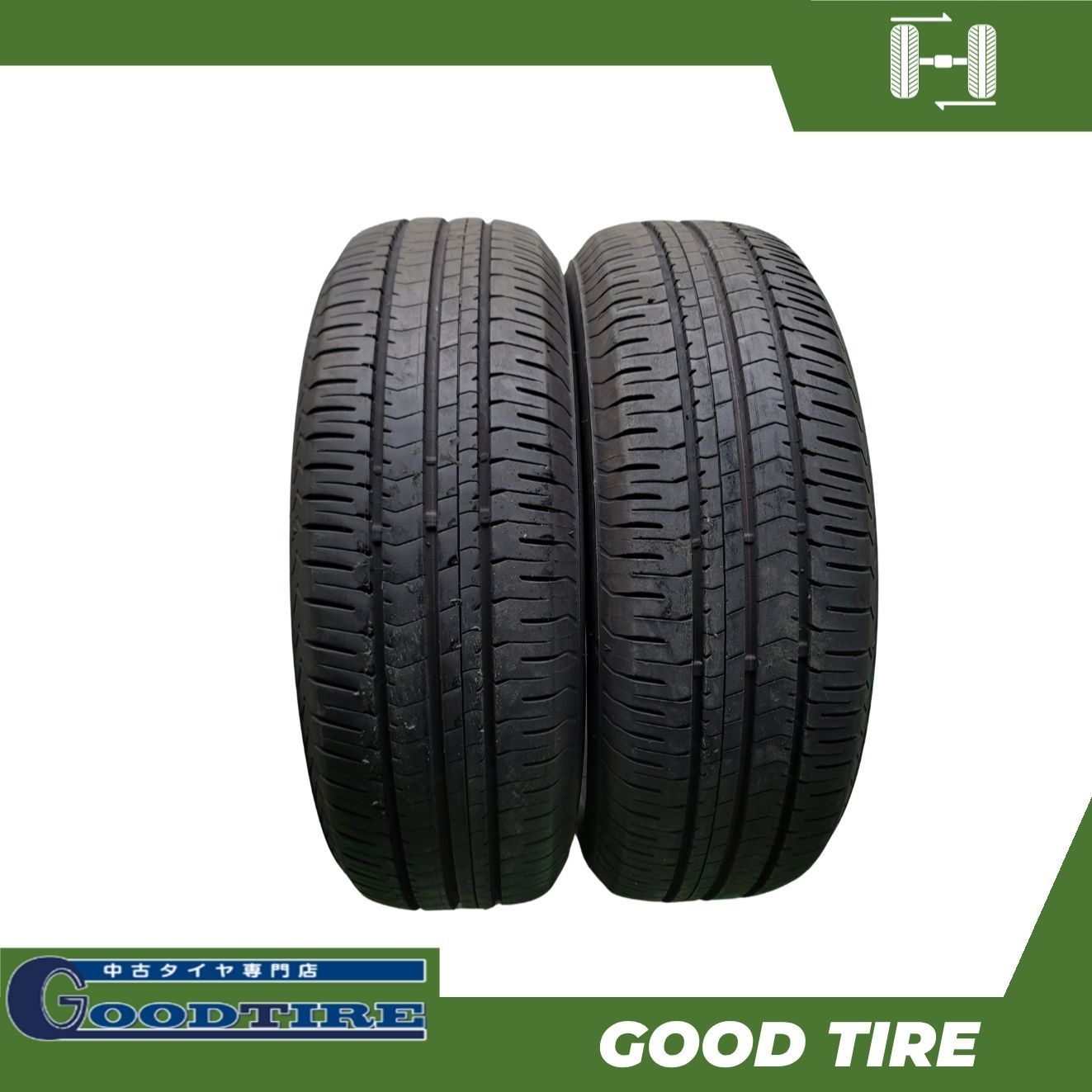 195/65R15 8分山 ブリヂストン ECOPIA NH200 2024年製 夏用 2本 中古 