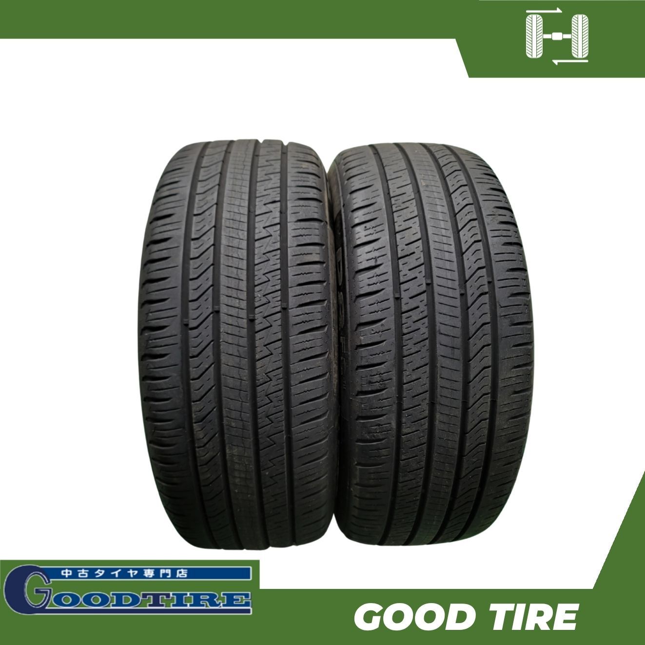 215/45R17 ピレリ P8FS TM 2021年製 夏用 2本セット 7.5分山 中古