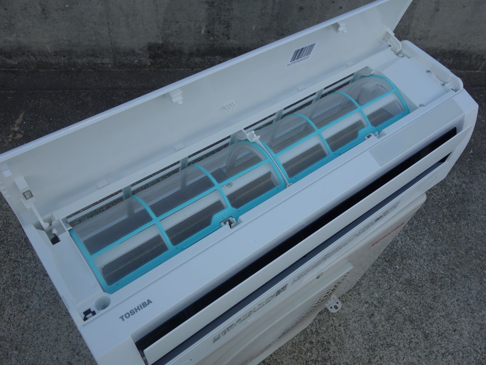 中古】M▽東芝 ルームエアコン 2022年 2.2kw ～8畳 大清快 プラズマ 