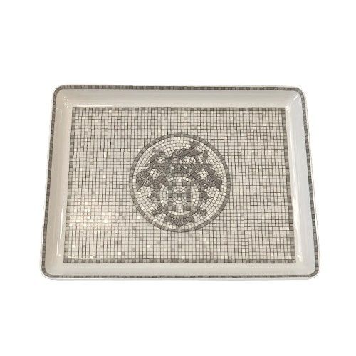 HERMES エルメス トレー モザイク24 プラチナ P035089P - メルカリ