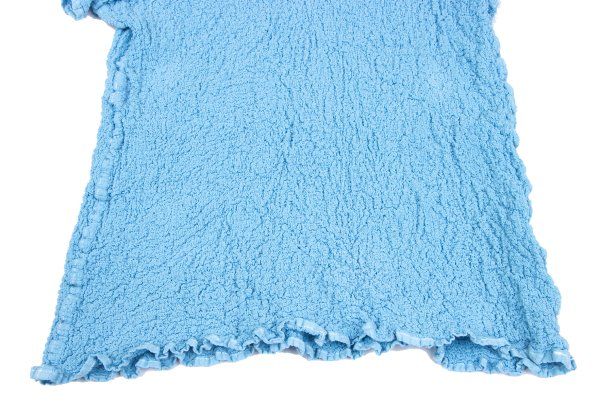 イッセイミヤケミーISSEY MIYAKE me 染めカリフラワー半袖ポロシャツ 