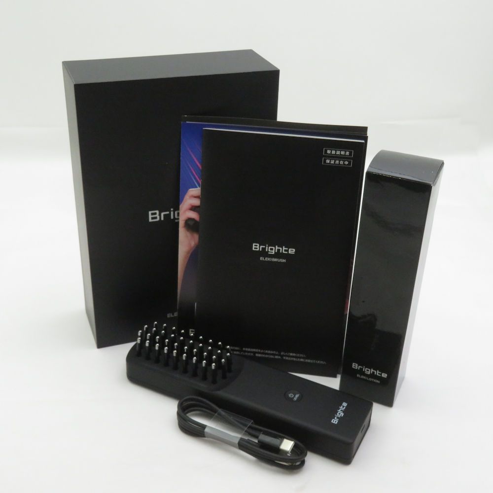 美容家電 美品 Brighte ブライト エレキブラシ BRT-FS145B エレキ