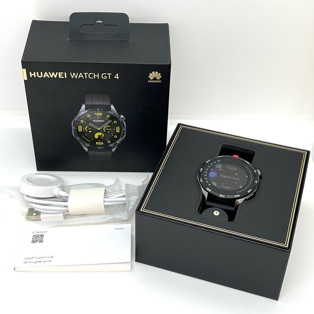 美品】HUAWEI WATCH GT4 46mm ブラック 中古 - メルカリ