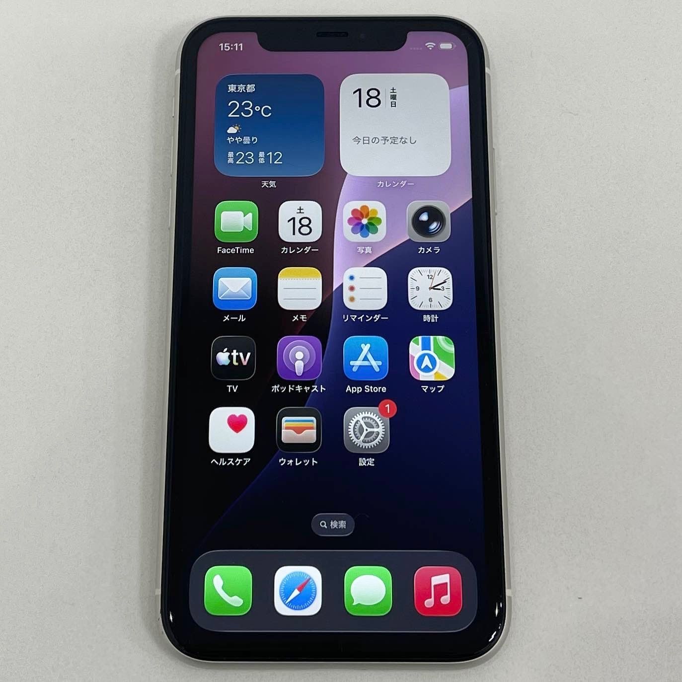 iPhone11 64GB ホワイト SIMフリー 動作良好 - メルカリ