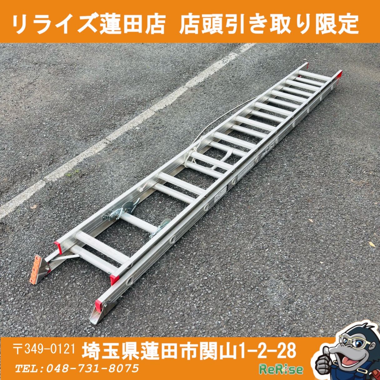 ピカ 2連はしご エックス EX-60 楽天市場】ピカコーポレイション ピカ 2連はしご エックス EX-60
