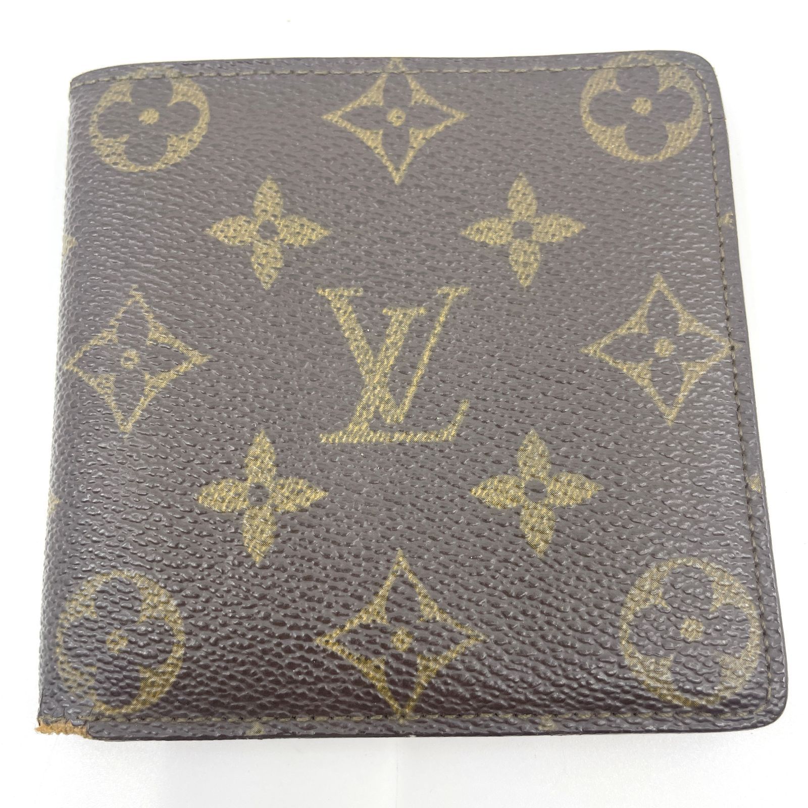LOUIS VUITTON ルイヴィトン モノグラム ポルトフォイユ マルコ 二 