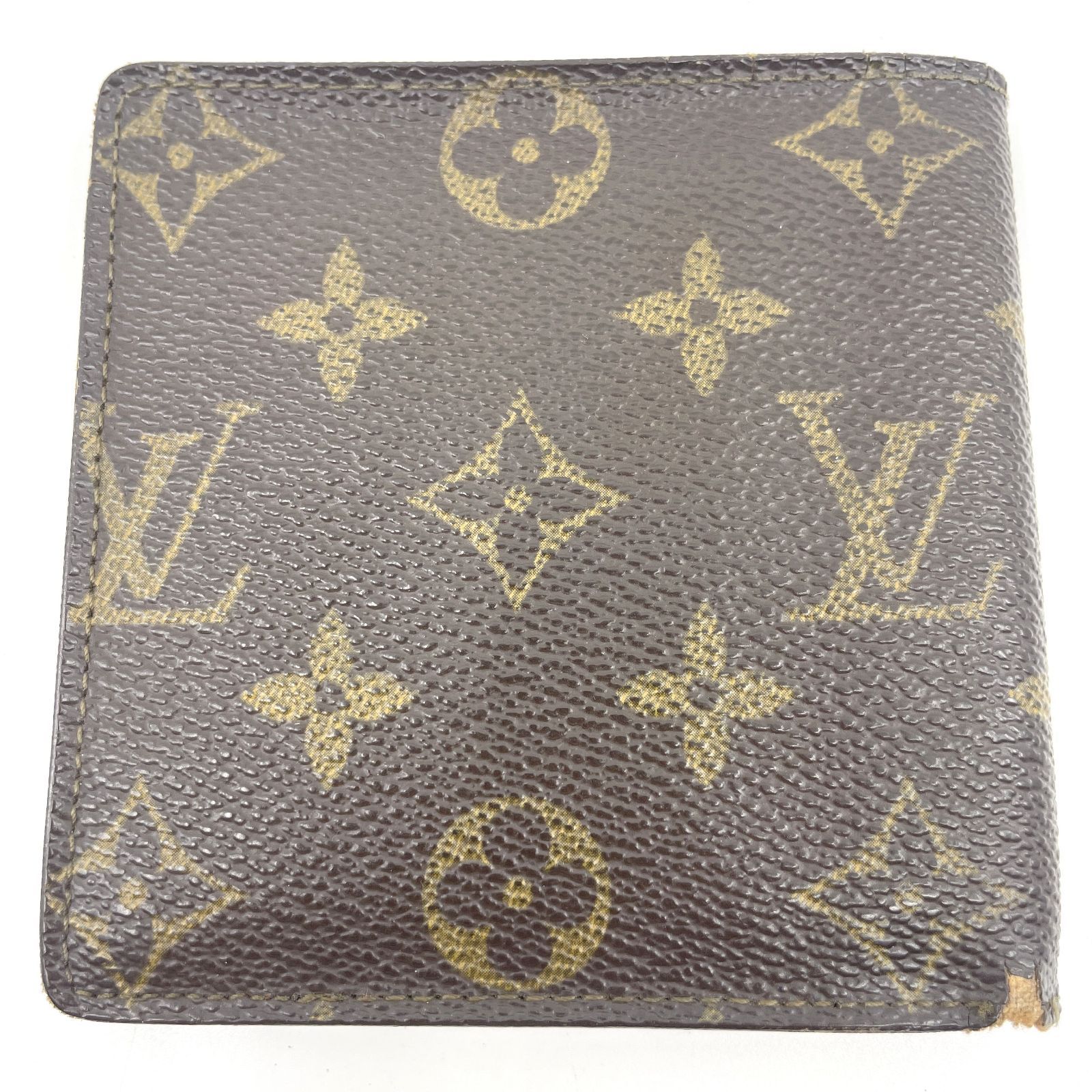 LOUIS VUITTON ルイヴィトン モノグラム ポルトフォイユ マルコ 二