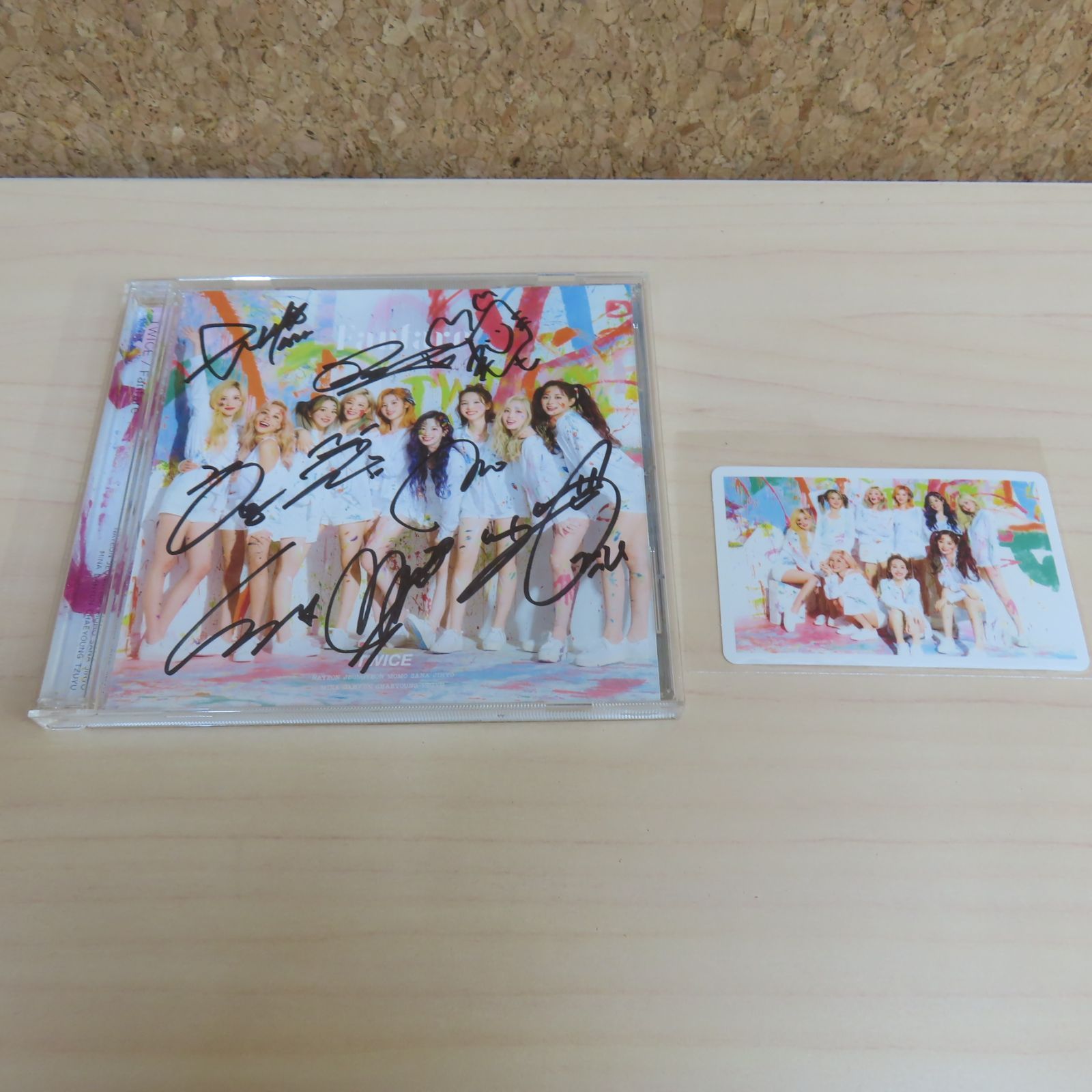TWICE Fanfere サイン入りCD コレクターズアイテム - メルカリ
