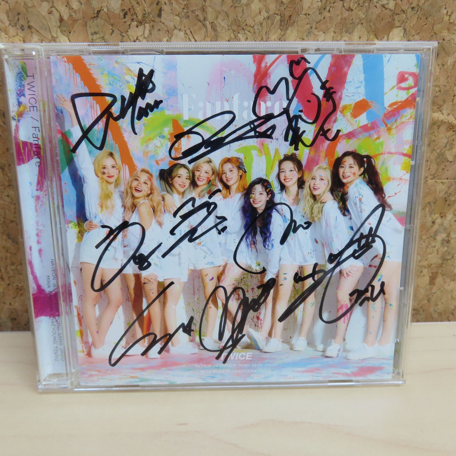 TWICE Fanfere サイン入りCD コレクターズアイテム - メルカリ
