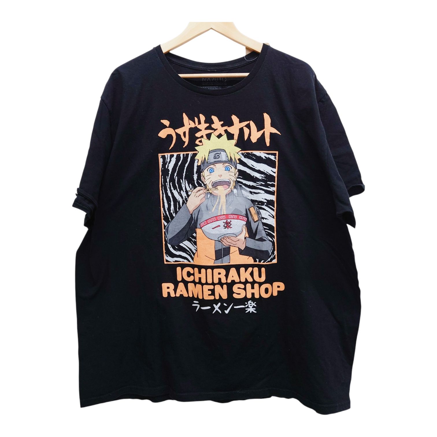 ナルト tシャツ 公式 半袖 NARUTO ナルト 一楽ラーメン Tシャツ 半袖 