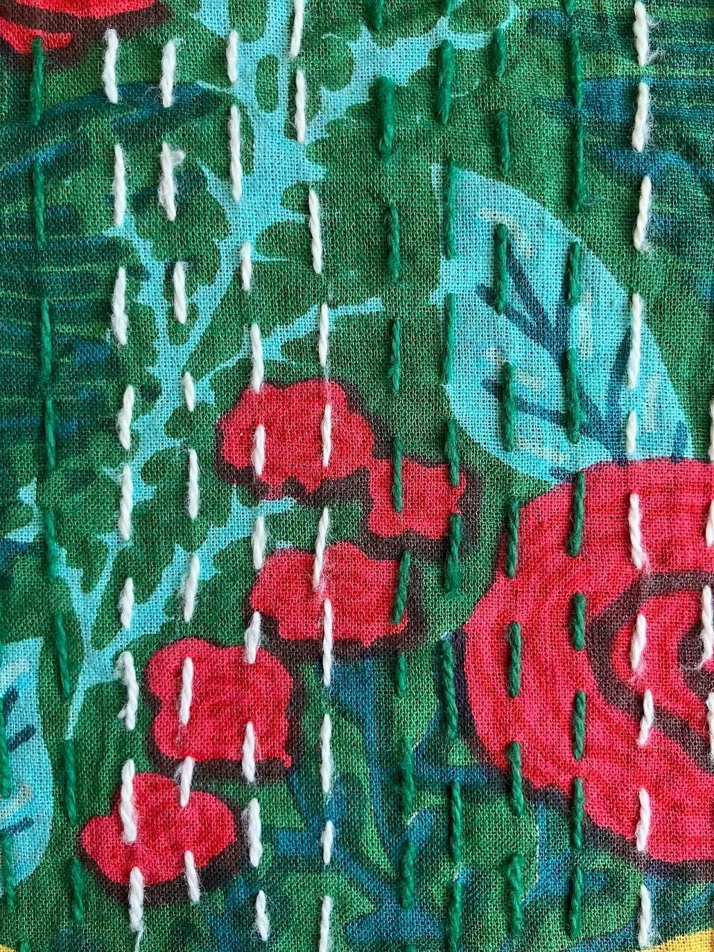 カンタキルト マルチカバー #99 Green Leopard Rose Garden - メルカリ