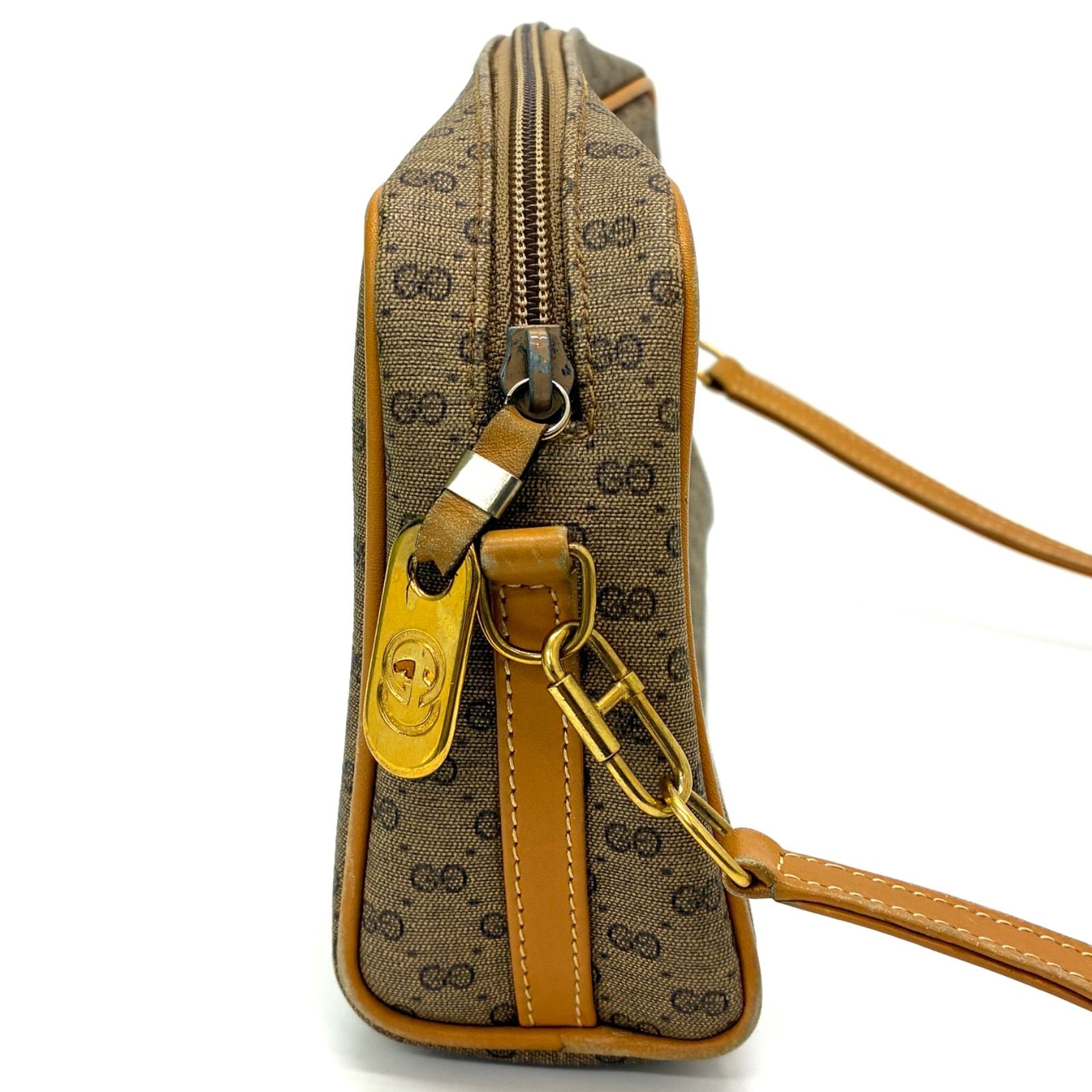 ◇GUCCI◇オールドグッチ マイクロGG ショルダーバッグ ジャンク 
