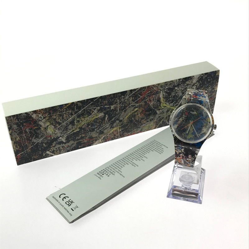 Swatch Pollocks Alchemy SUOZ366 Transparent Unisex Watch for sale