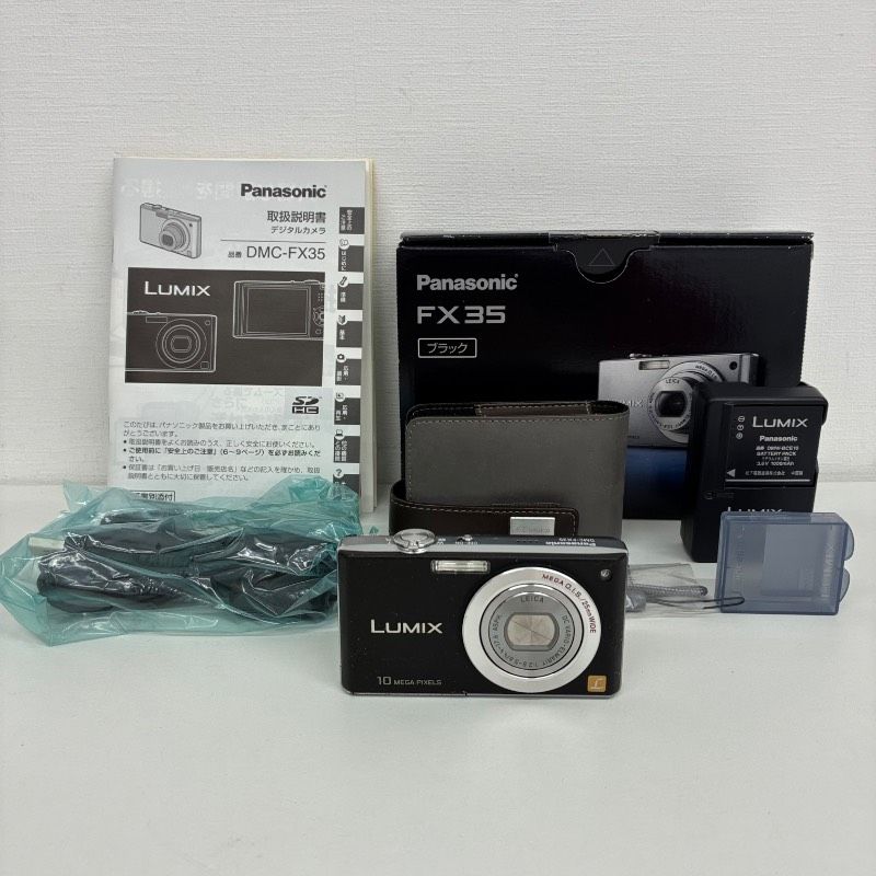 動作品】 Panasonic LUMIX DMC-FX35 Black パナソニック ルミックス 