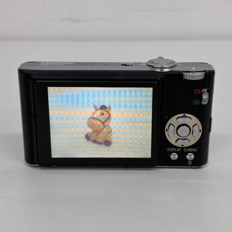 動作品】 Panasonic LUMIX DMC-FX35 Black パナソニック ルミックス 