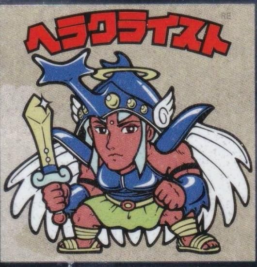 No.04 ヘラクライスト】 浮世絵 ビックリマンチョコ - メルカリ