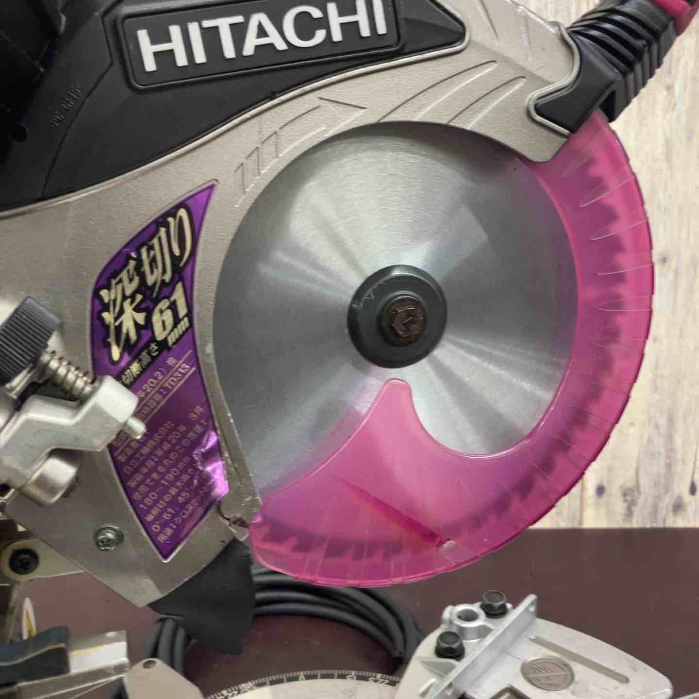 中古品】ハイコーキ(HIKOKI ※旧:日立工機) 卓上スライド丸のこ C7RSHC 