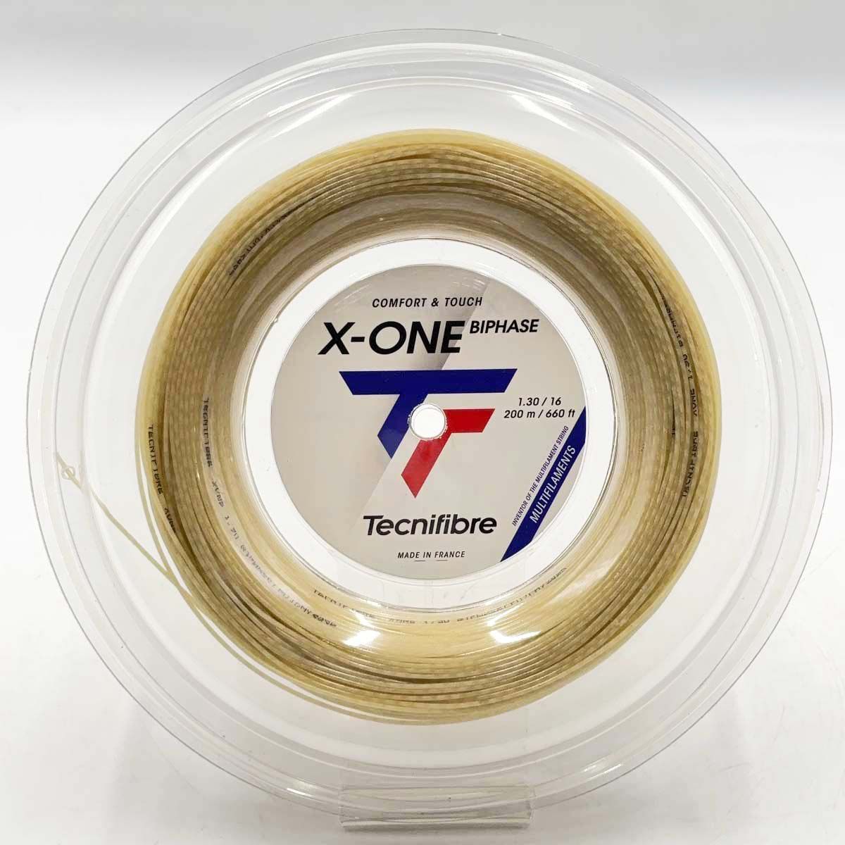 未使用】テクニファイバー Tecnifibre X-ONE BIPHASE 1.30 硬式テニス 