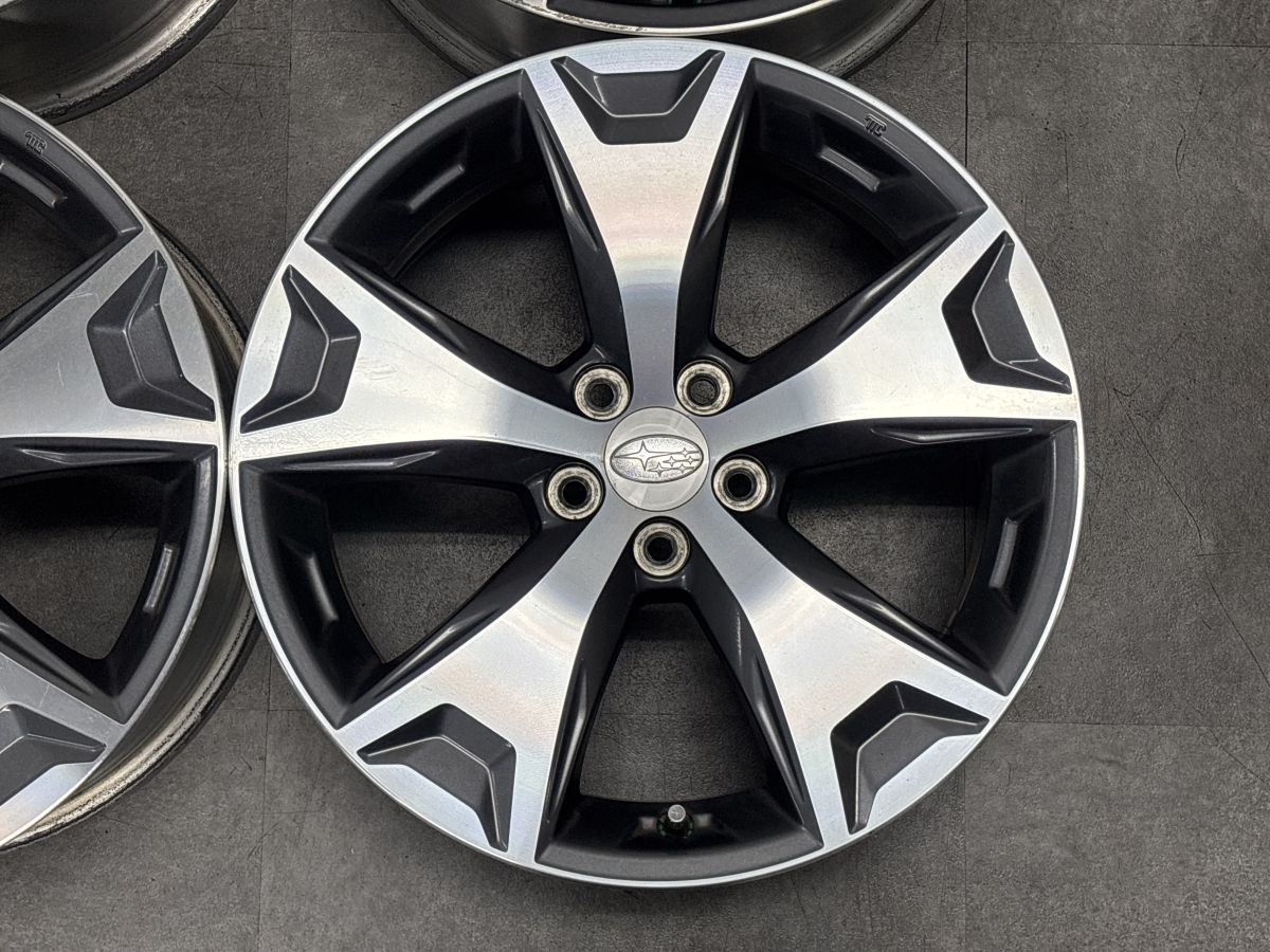 交換用に】スバル SJ フォレスター 純正 17in 7J +48 PCD100 4本セット 