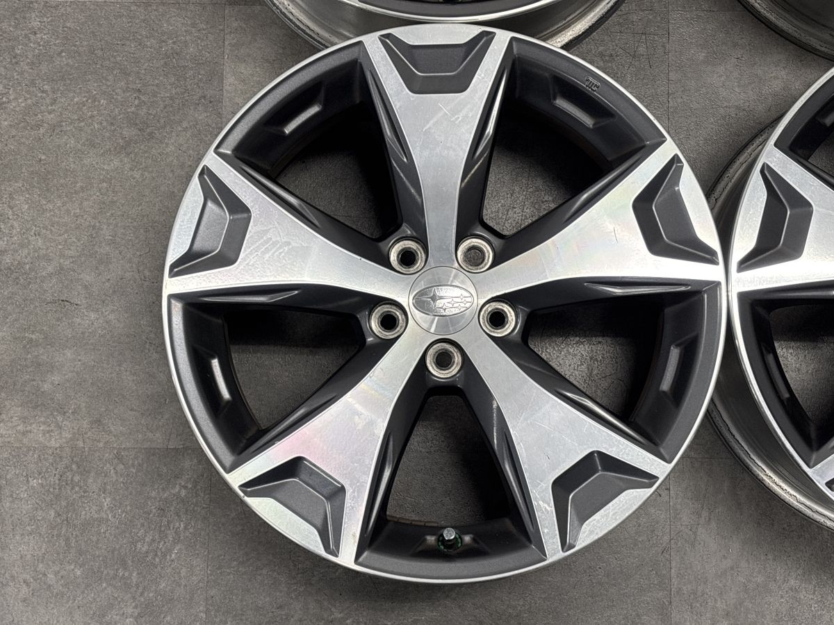 交換用に】スバル SJ フォレスター 純正 17in 7J +48 PCD100 4本セット 