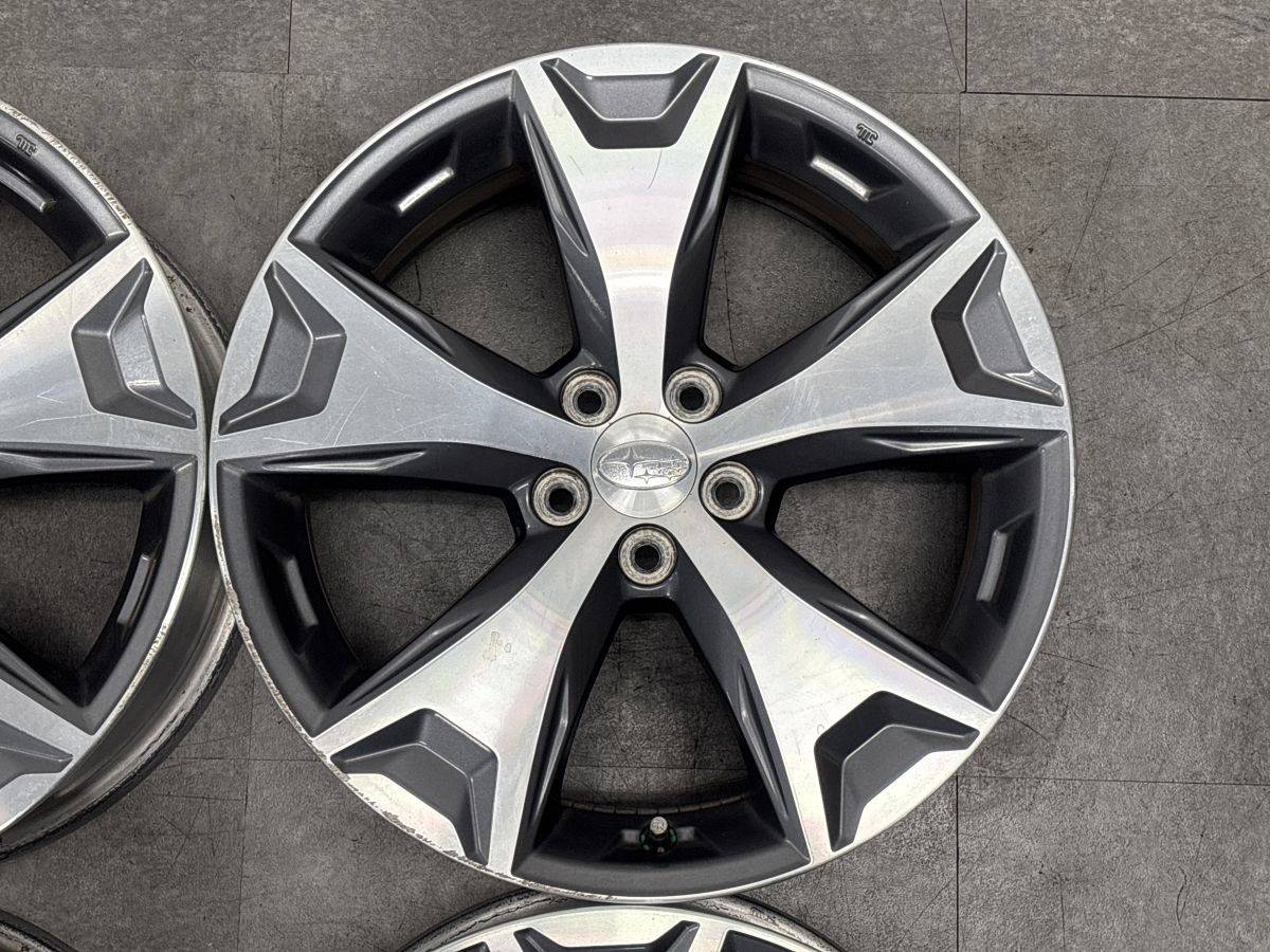 SUBARU スバル XV 純正ホイール 17インチ 4本 7J5HPCD100+55 レガシィアウトバック/フォレスターにも　(SHG024) SUBARU スバル XV 純正ホイール 17インチ 4本 7J5HPCD100+55 レガシィ